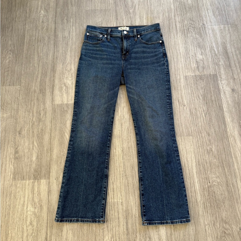 Madewell Dark Blue Straight-Leg Jeans